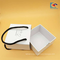 Custom Luxury portable drawer sliding gift tie packaging boxes with handle